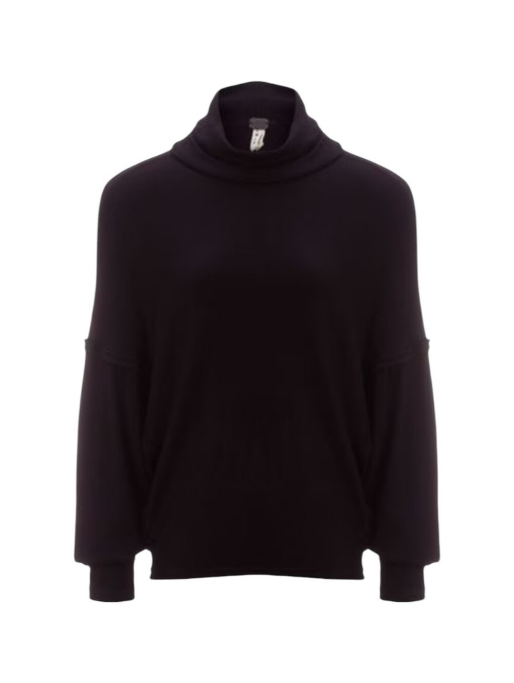We The Free Black Alameda Pullover Sweater Size S Oversized Raw Seams Lagenlook